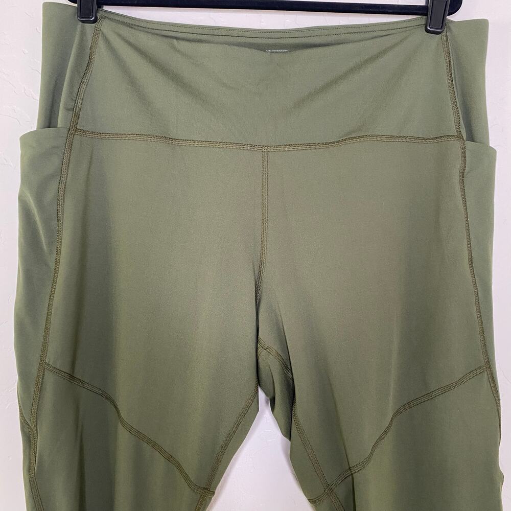 Thinx Kale Green Moderate Absorption Period Activewear Leggings 3X - Picture 3 of 11